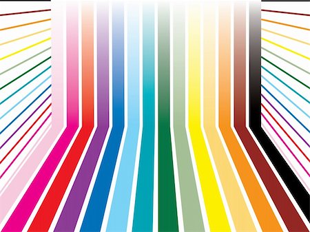 simsearch:400-03951783,k - Colorful room or rainbow stripes ready to add your own copy over the top Foto de stock - Royalty-Free Super Valor e Assinatura, Número: 400-04951645