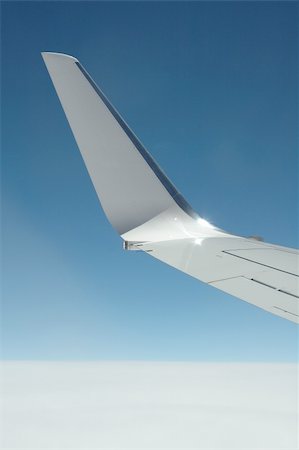 Looking out of a plane window Stock Photo - Budget Royalty-Free & Subscription, Code: 400-04952448