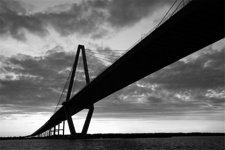 river south carolina - Cooper River Bridge in Charleston, South Carolina. Stock Photo - Budget Royalty-Free & Subscription, Code: 400-04953030