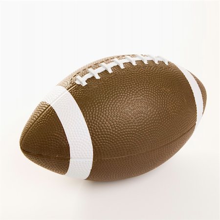 American football on white background. Stock Photo - Budget Royalty-Free & Subscription, Code: 400-04953782
