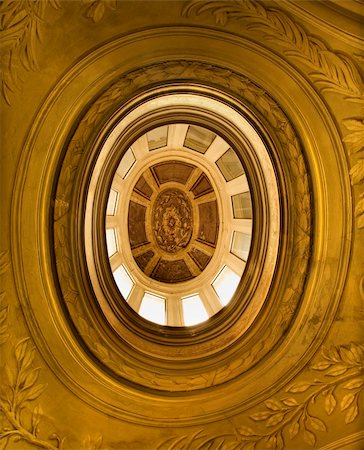st peters basilica inside - Ceiling of Saint Peter's Basilica, Rome, Italy. Stock Photo - Budget Royalty-Free & Subscription, Code: 400-04953905