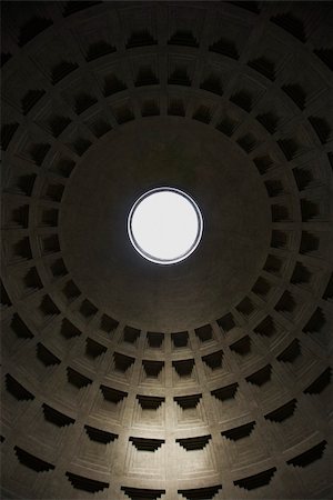 Interior dome in Pantheon, Rome, Italy. Stock Photo - Budget Royalty-Free & Subscription, Code: 400-04953968