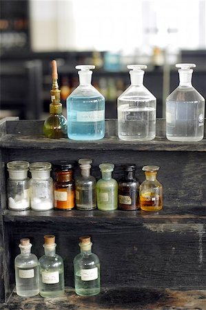 scientific research old - laboratory glassware Stock Photo - Budget Royalty-Free & Subscription, Code: 400-04964074