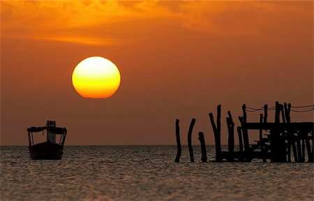 pemba island - Sunset Fotografie stock - Microstock e Abbonamento, Codice: 400-04964678