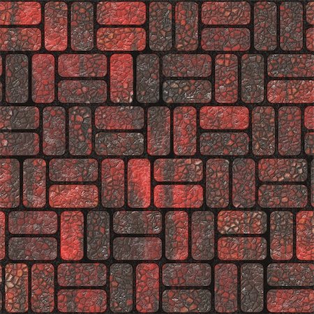 simsearch:400-03934402,k - Background illustration of red brick walkway pattern Foto de stock - Super Valor sin royalties y Suscripción, Código: 400-04964926