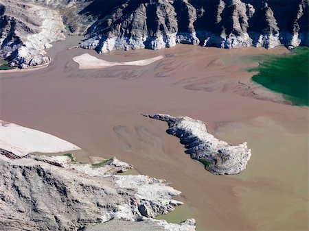 Aerial view of Lake Mead. Photographie de stock - Aubaine LD & Abonnement, Code: 400-04965662