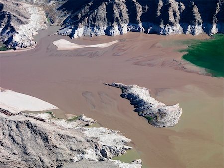 Aerial view of Lake Mead. Stock Photo - Budget Royalty-Free & Subscription, Code: 400-04965662