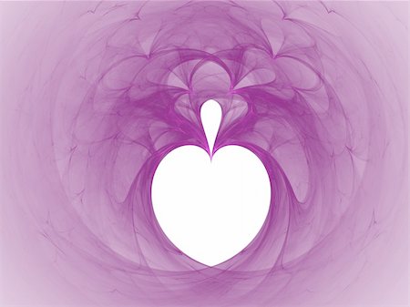 simsearch:400-04464562,k - high res flame fractal forming a heart with center drop in hollyhock color Stock Photo - Budget Royalty-Free & Subscription, Code: 400-04966986