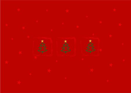 Christmas card illustration Foto de stock - Super Valor sin royalties y Suscripción, Código: 400-04968778