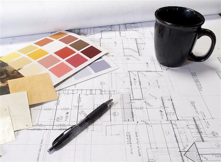 simsearch:400-07713698,k - color chps and house plans Stock Photo - Budget Royalty-Free & Subscription, Code: 400-04969269