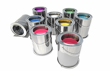 Paint Bucket Stock Photo - Budget Royalty-Free & Subscription, Code: 400-04969340