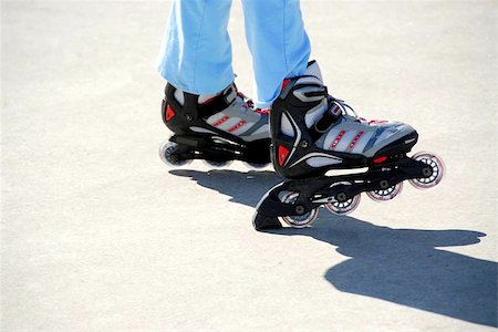 simsearch:400-04609585,k - New kids rollerblades. No logos are visible. Stock Photo - Budget Royalty-Free & Subscription, Code: 400-04969493