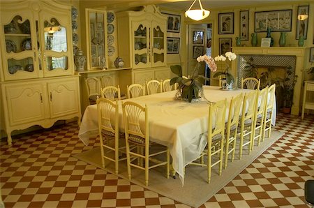 Monet's dinner room Stock Photo - Budget Royalty-Free & Subscription, Code: 400-04969516