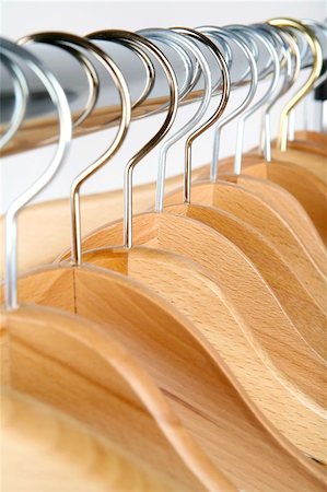 Coat hangers Stock Photo - Budget Royalty-Free & Subscription, Code: 400-04969807