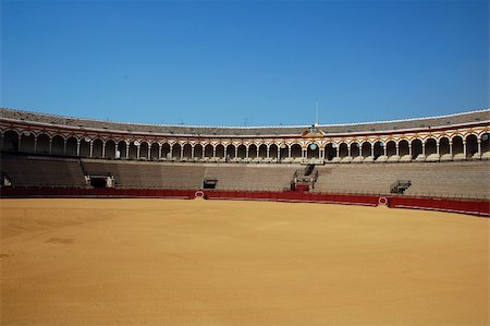 Beautiful bullfight arena in Spain. Stock Photo - Budget Royalty-Free & Subscription, Code: 400-04960177