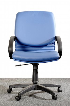 posición de rueda - blue office chair Foto de stock - Super Valor sin royalties y Suscripción, Código: 400-04960714