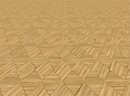 patterned tiled floor - wooden floor tiles in a grid pattern Stock Photo - Budget Royalty-Free & Subscription, Code: 400-04960956