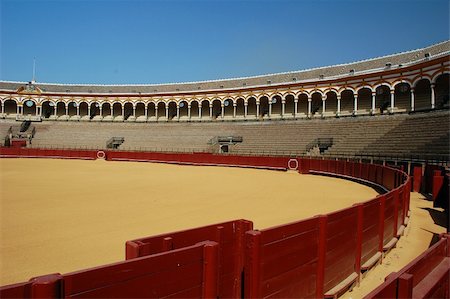 Beautiful bullfight arena in Spain. Stock Photo - Budget Royalty-Free & Subscription, Code: 400-04961261
