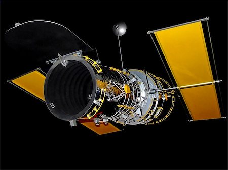 radio astronomy - New silver telecommunication satellite in the space Photographie de stock - Aubaine LD & Abonnement, Code: 400-04961825