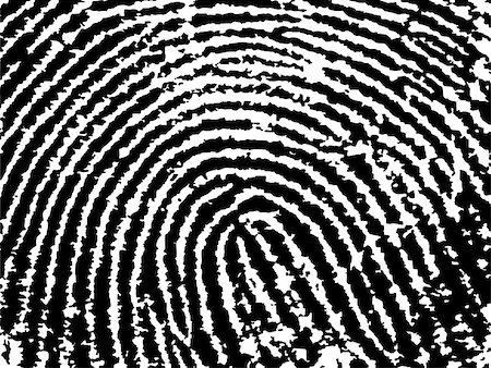 simsearch:400-04953464,k - Black and White Vector Fingerprint Crop  - Low Poly Count Photographie de stock - Aubaine LD & Abonnement, Code: 400-04962338