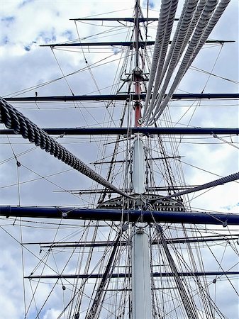 Big foremast on the old sail ship Stock Photo - Budget Royalty-Free & Subscription, Code: 400-04962815