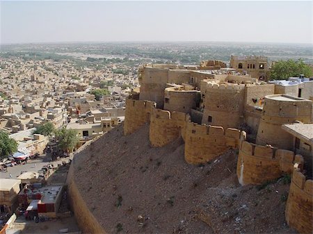 red fort - India - Rajasthan - Jaisalmer Foto de stock - Super Valor sin royalties y Suscripción, Código: 400-04974331