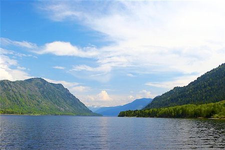 Mountain Altai, Teletckoe lake, Russia Stock Photo - Budget Royalty-Free & Subscription, Code: 400-04974467