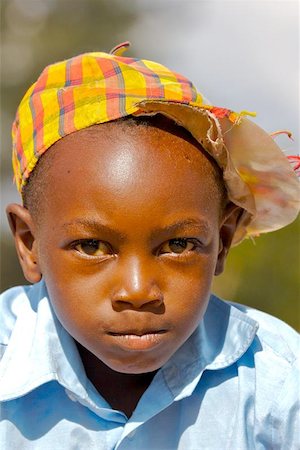 rwanda and children not animal - An african boy with a serious look. Stock Photo - Budget Royalty-Free & Subscription, Code: 400-04975142