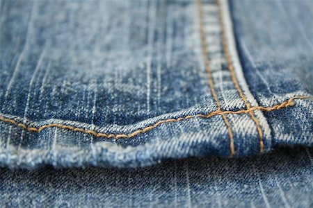 simsearch:400-07770314,k - Jeans. The seam. The background.  The interesting invoice dark blue Jeans, macro  photo of a seam. Stock Photo - Budget Royalty-Free & Subscription, Code: 400-04977308