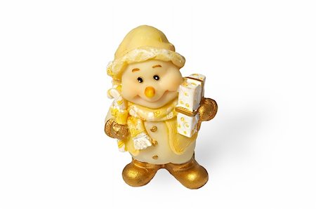 simsearch:400-04157187,k - statuette of christmas snowman with gift Stockbilder - Microstock & Abonnement, Bildnummer: 400-04978927