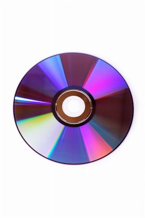 spindle - DVD disc on white background Stock Photo - Budget Royalty-Free & Subscription, Code: 400-04979665