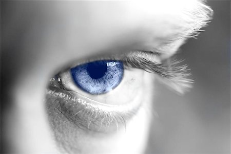 blue eye Photographie de stock - Aubaine LD & Abonnement, Code: 400-04970623
