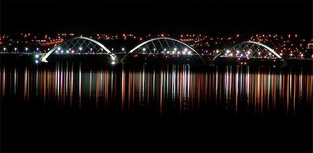 Ponte Juscelino Kubitschek. Bridge Juscelino Kubitschek in Brasilia, Brasil. Stock Photo - Budget Royalty-Free & Subscription, Code: 400-04972151