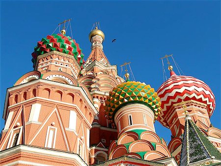 simsearch:400-05693774,k - A view of the St. Basil's Cathedral, Russia, Moscow Stockbilder - Microstock & Abonnement, Bildnummer: 400-04972985