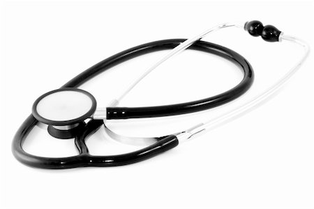 simsearch:700-03502791,k - A common clinical stethoscope (phonendoscope) - close up Photographie de stock - Aubaine LD & Abonnement, Code: 400-04984272