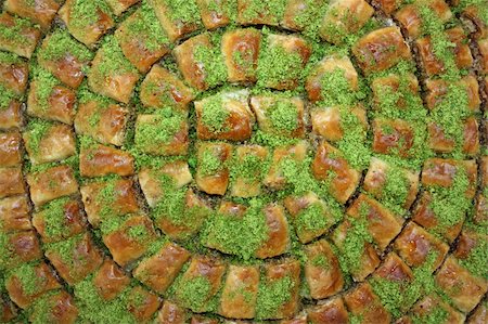Baklava - Traditional sweet Middle-Eastern dessert. Fotografie stock - Microstock e Abbonamento, Codice: 400-04984969