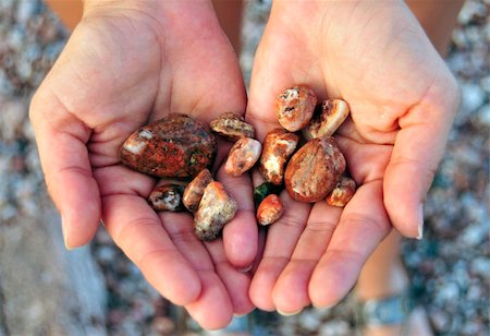 A Small Cache of Lake Superior Agates Discovered Near Presque Isle Park In Marquette Michigan Foto de stock - Super Valor sin royalties y Suscripción, Código: 400-04985137