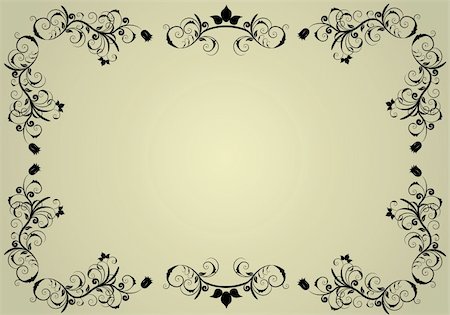 simsearch:400-04004643,k - Abstract vintage background frame for design use Stock Photo - Budget Royalty-Free & Subscription, Code: 400-04985504