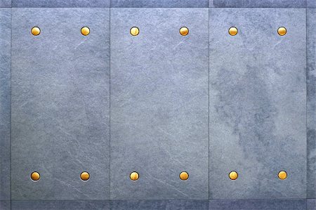 simsearch:400-04987337,k - Luxurious granite tiles with golden buttons details Stock Photo - Budget Royalty-Free & Subscription, Code: 400-04987336