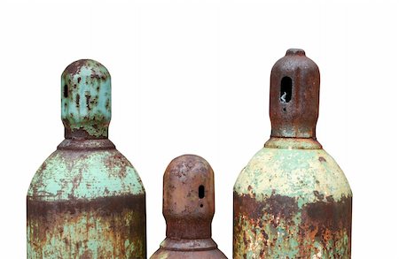 rusting tank - Isolated Rusty acetylene and oxygen tanks Stock Photo - Budget Royalty-Free & Subscription, Code: 400-04989234