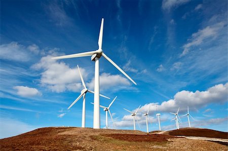 simsearch:400-03912255,k - Wind turbines farm Stock Photo - Budget Royalty-Free & Subscription, Code: 400-04980127