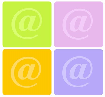 simsearch:700-00056820,k - email symbol Stock Photo - Budget Royalty-Free & Subscription, Code: 400-04980284