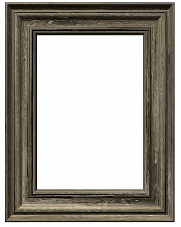 simsearch:400-03957867,k - wooden pictureframe on white background Fotografie stock - Microstock e Abbonamento, Codice: 400-04980739