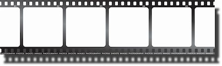 film reel picture borders - a piece of straight white film with a drop shadow Stock Photo - Budget Royalty-Free & Subscription, Code: 400-04980823