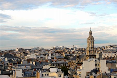 simsearch:400-06078090,k - Scenic view on rooftops in Paris France Foto de stock - Super Valor sin royalties y Suscripción, Código: 400-04981098