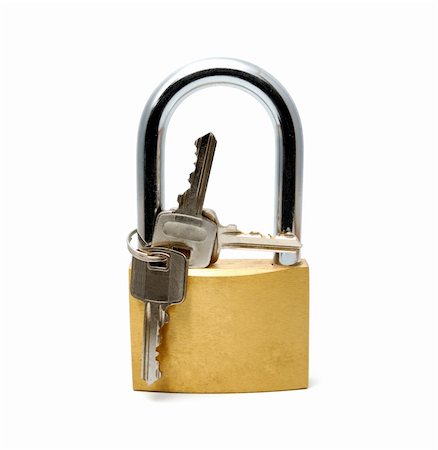simsearch:400-04212998,k - Padlock with the long handle on a white background Foto de stock - Royalty-Free Super Valor e Assinatura, Número: 400-04981938