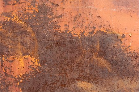 a close up picture of old rusty metal Photographie de stock - Aubaine LD & Abonnement, Code: 400-04981952