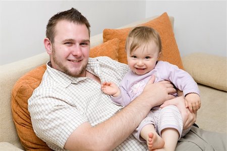 happy family on white background Photographie de stock - Aubaine LD & Abonnement, Code: 400-04981990