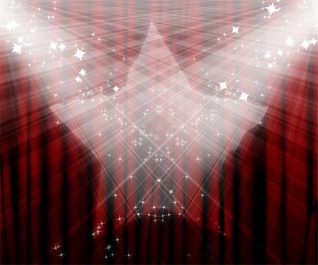 simsearch:400-05010741,k - Movie or theatre curtain with added starlight Stock Photo - Budget Royalty-Free & Subscription, Code: 400-04982696