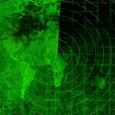 radar - Green radar screen Foto de stock - Super Valor sin royalties y Suscripción, Código: 400-04982727